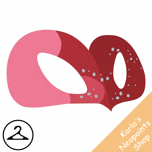 Pretty Red Valentine Mask