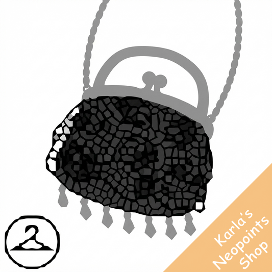 Black Lace Purse