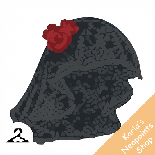 Black Lace Veil