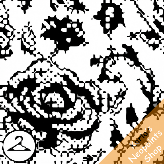 Delicate Black Lace Background Item
