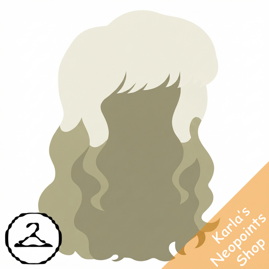Long Wavy White Wig
