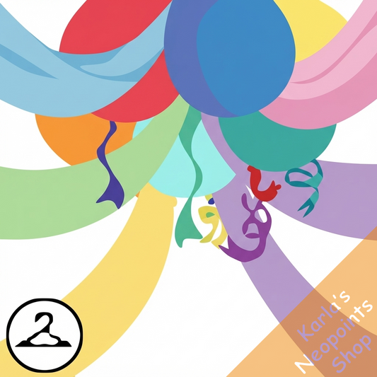 Balloon Centrepiece Garland