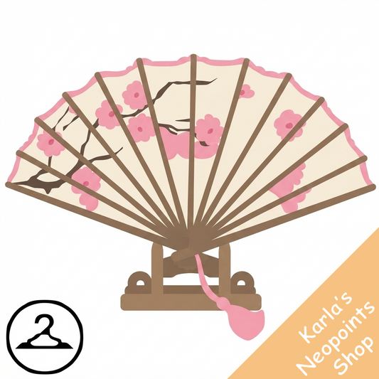 Blossoming Folding Fan