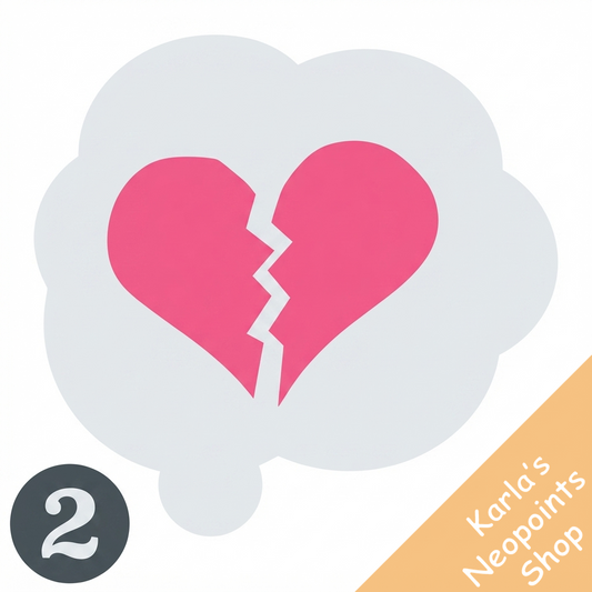 Broken Heart Thought Bubble