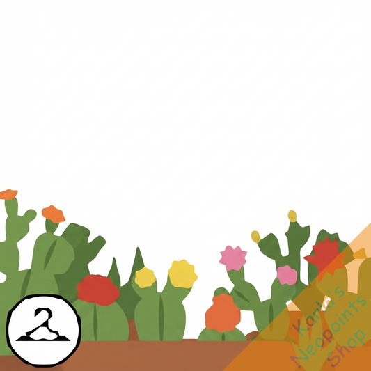 Blooming Cactus Foreground
