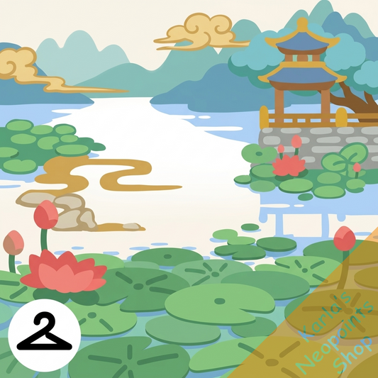 A Shenkuu Painting Or A Dream Background