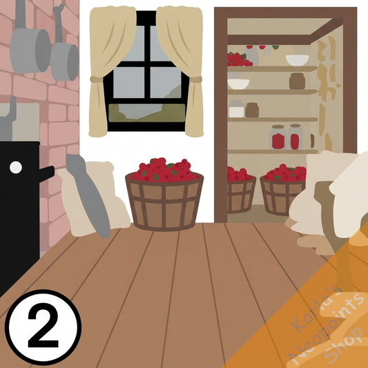 Charming Kitchen Background