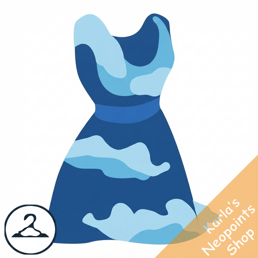 Cloud Covered Summer Dress