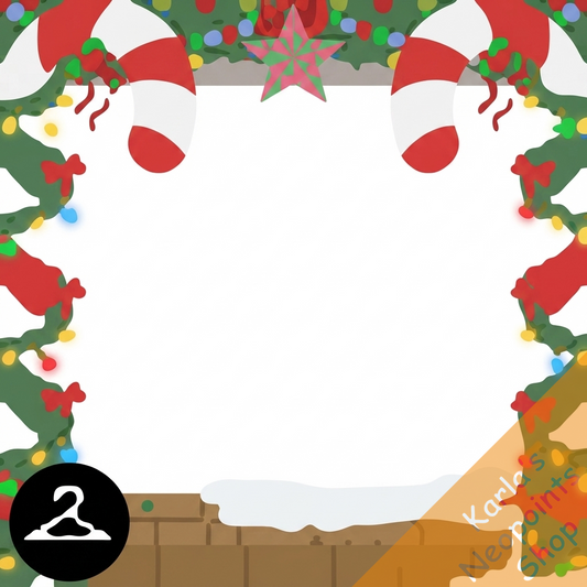 Candy Cane Lane Frame