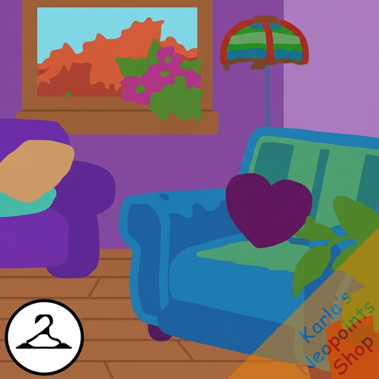 Cosy Crochet Room Background