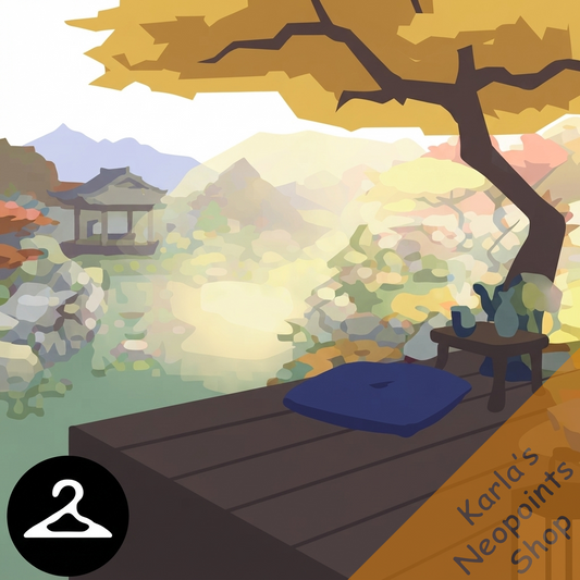 Relaxing Tea Garden Background