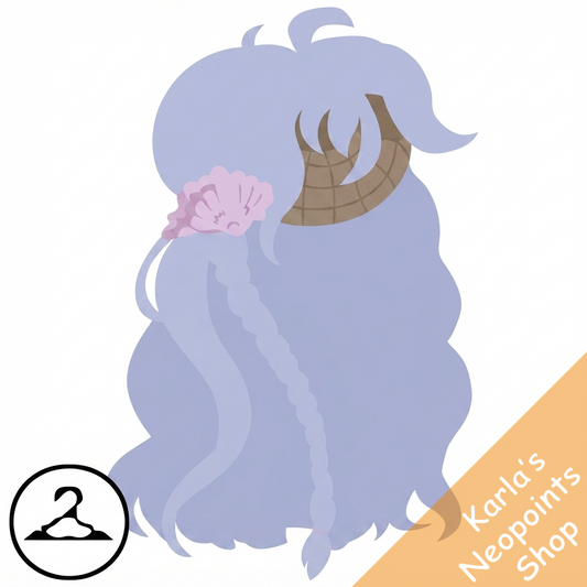 Maraquan Siren Braid Wig and Shell Accessory