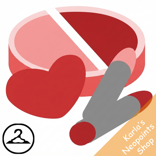 Dyeworks Dark Red: Valentine Clown Makeup