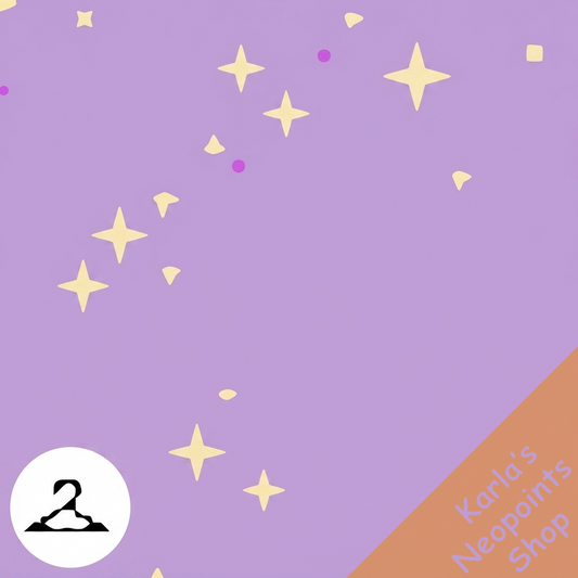 Dyeworks Lavender: Celestial Stars Trinket
