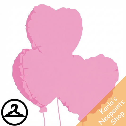 Dyeworks Light Pink: Gothic Valentine Balloons