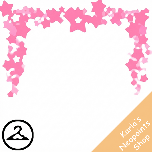 Dyeworks Pink: Crystal Star String Lights