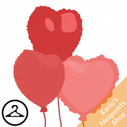Dyeworks Red: Gothic Valentine Balloons