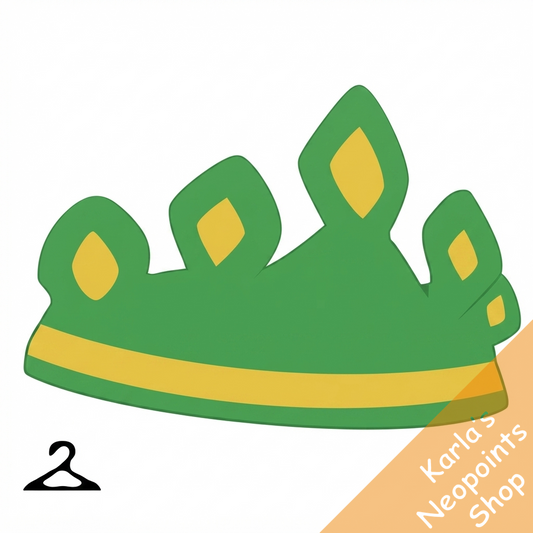 Fanciful Green Gemmed Crown