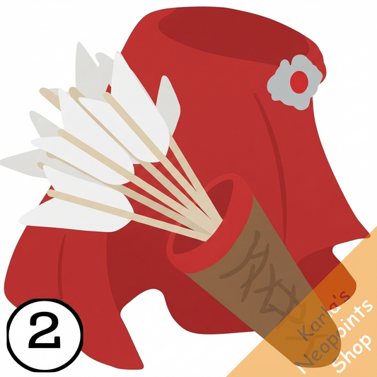 Woodland Archer Cape and Quiver