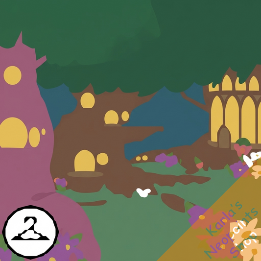 Delicate Earth Faerie Background