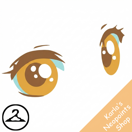 Essential Orange Glitter Contacts