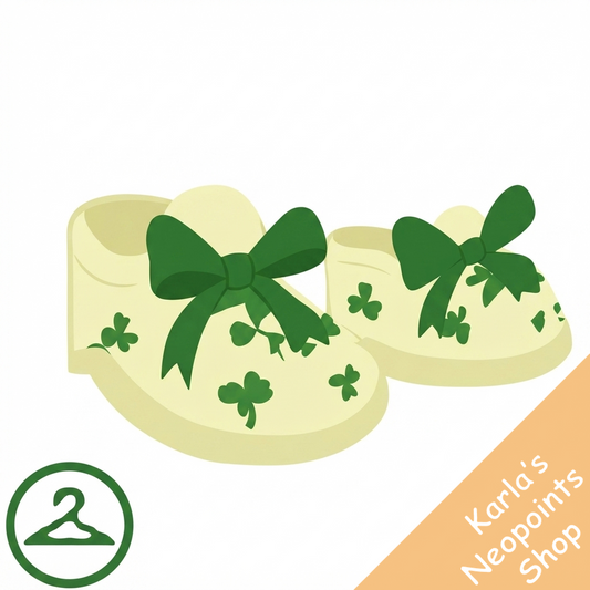 Clover Covered Shoes
