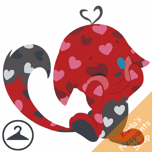 Prismatic Ruby: Adoring Valentine Kacheek