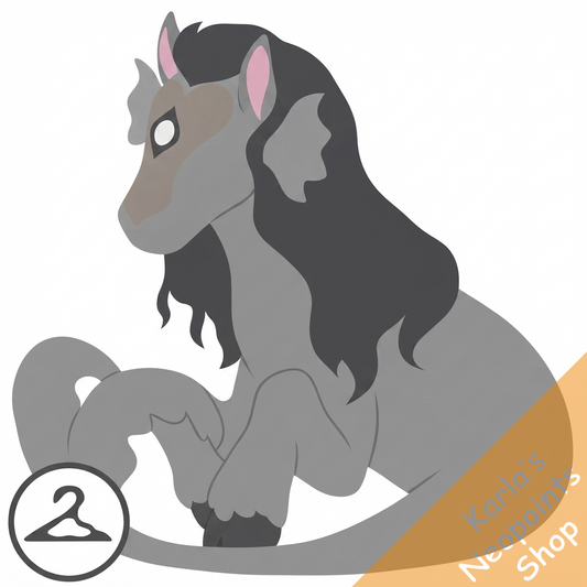 Somber Grey Peophin