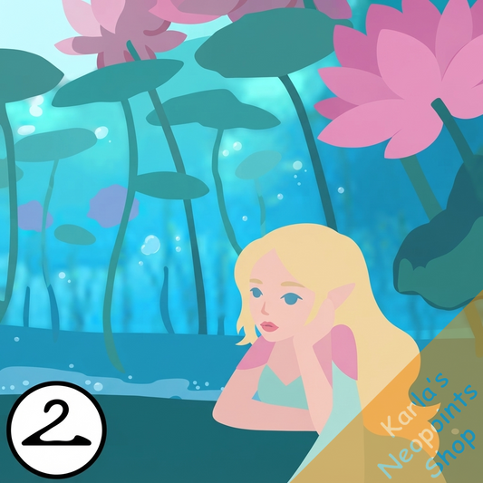 Hanging Out With A Water Faerie Background