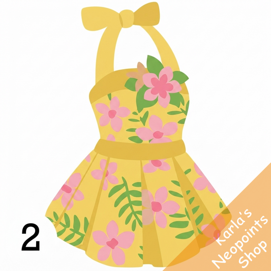 Yellow Island Dress