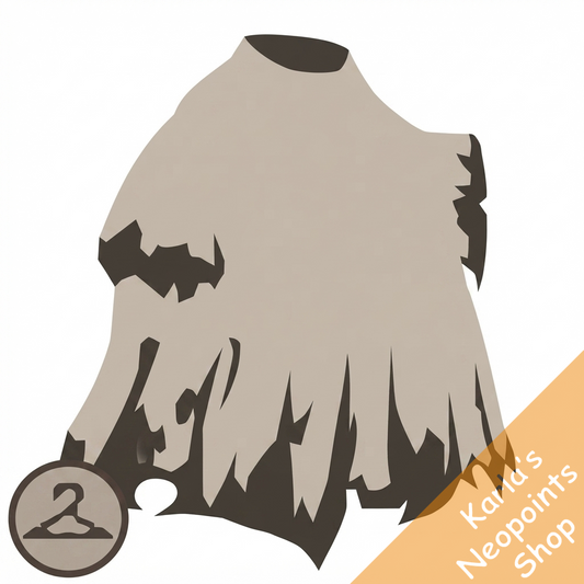 Distressed Spooky White Dress