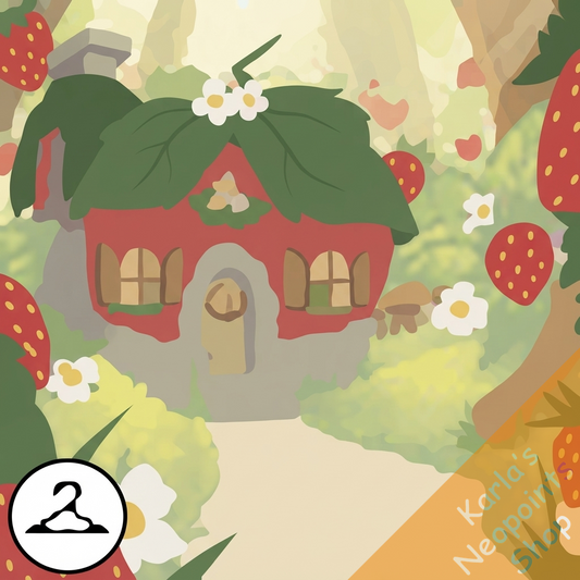 Strawberry Cottage Background