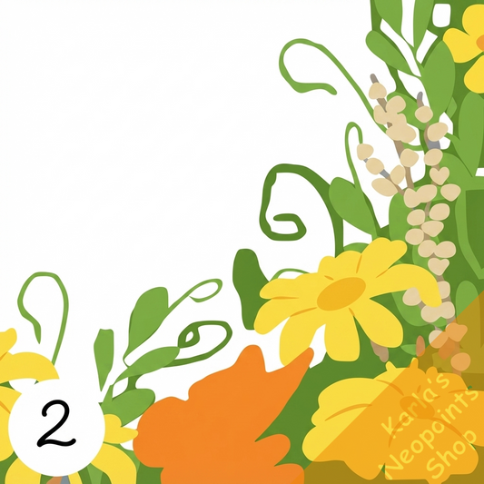 Dyeworks Orange: Frame of Butterflies