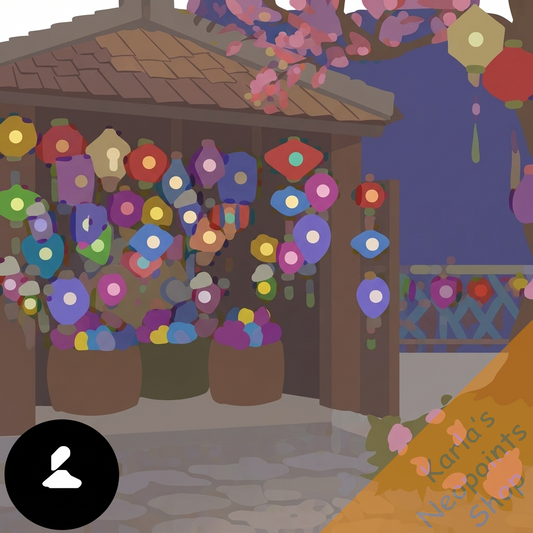 Lamp Market Background