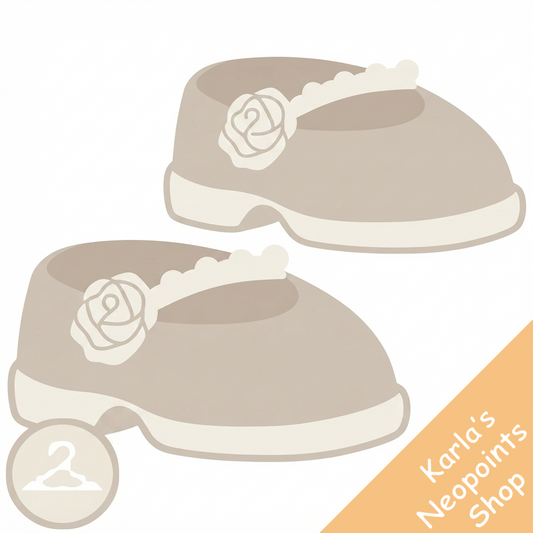 White Rose Slippers
