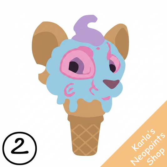 Kougra Ice Cream Cone