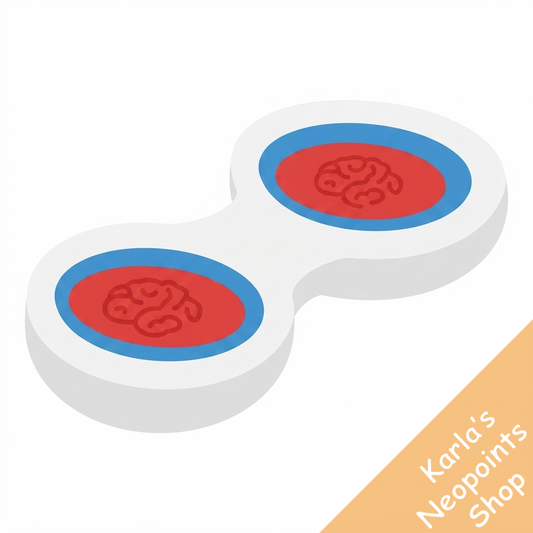 Dyeworks Vermillion: Black Button Contacts