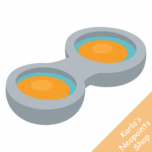 Dyeworks Gold: Black Button Contacts