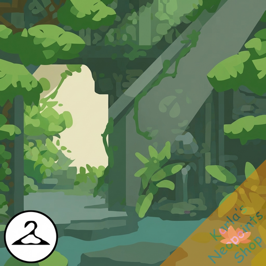 Dyeworks Green: Zen Paradise Background