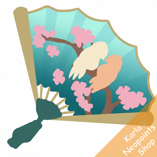 Dyeworks White: Shenkuu Handheld Fan