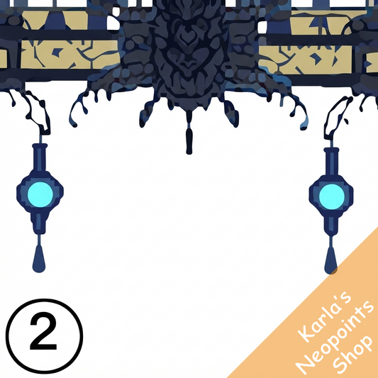 Dyeworks Midnight Blue: Shenkuu Entrance Garland