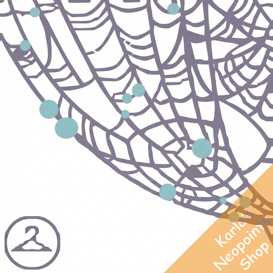 Dewy Spyderweb Garland