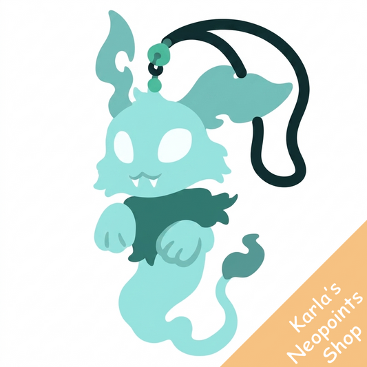 Ghostly Varwolf Charm