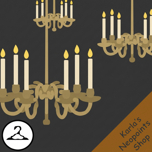 Floating Candelabra Garland