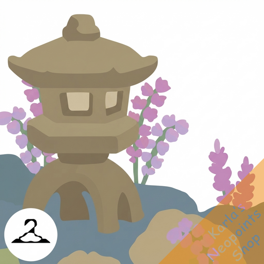 Calming Stone Garden Foreground