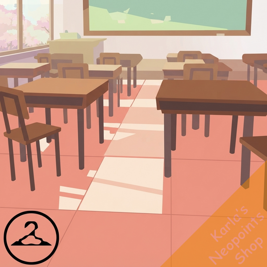 Inside the Classroom During Spring Background