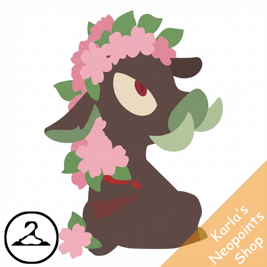Prismatic Blossom: Blooming Woodland Moehog