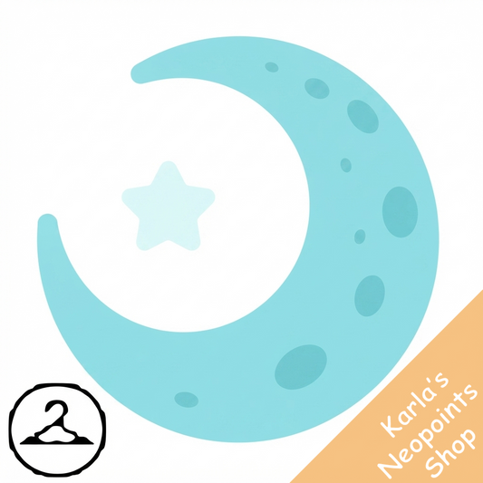 Moon and Star Background Trinket