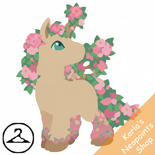 Prismatic Peony: Blooming Woodland Uni