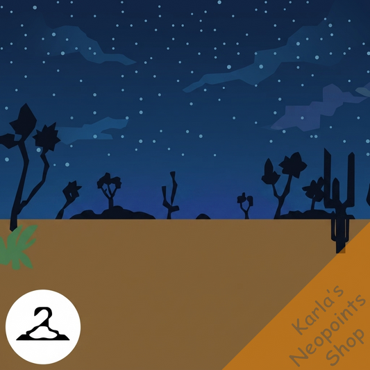 Desert Night Background